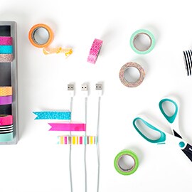 Organize with Scotch® Washi Tape